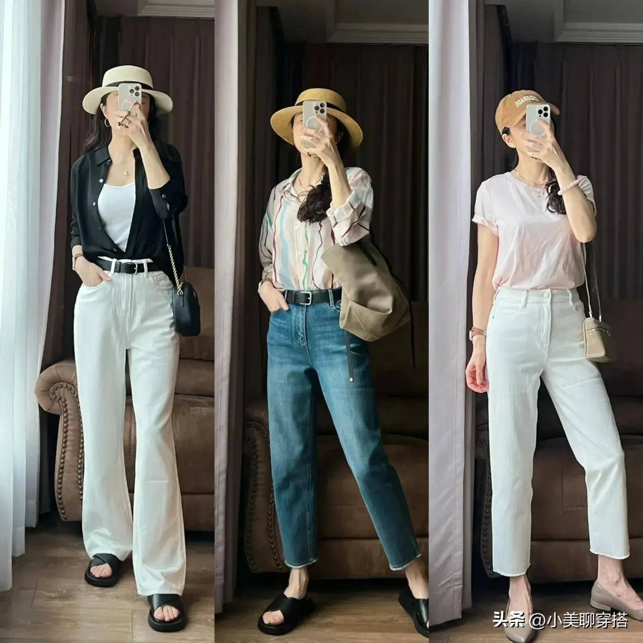 大妈装”夏天跟着她学起来时髦又减龄瓦力棋牌等你到了50岁也要告别“(图2)