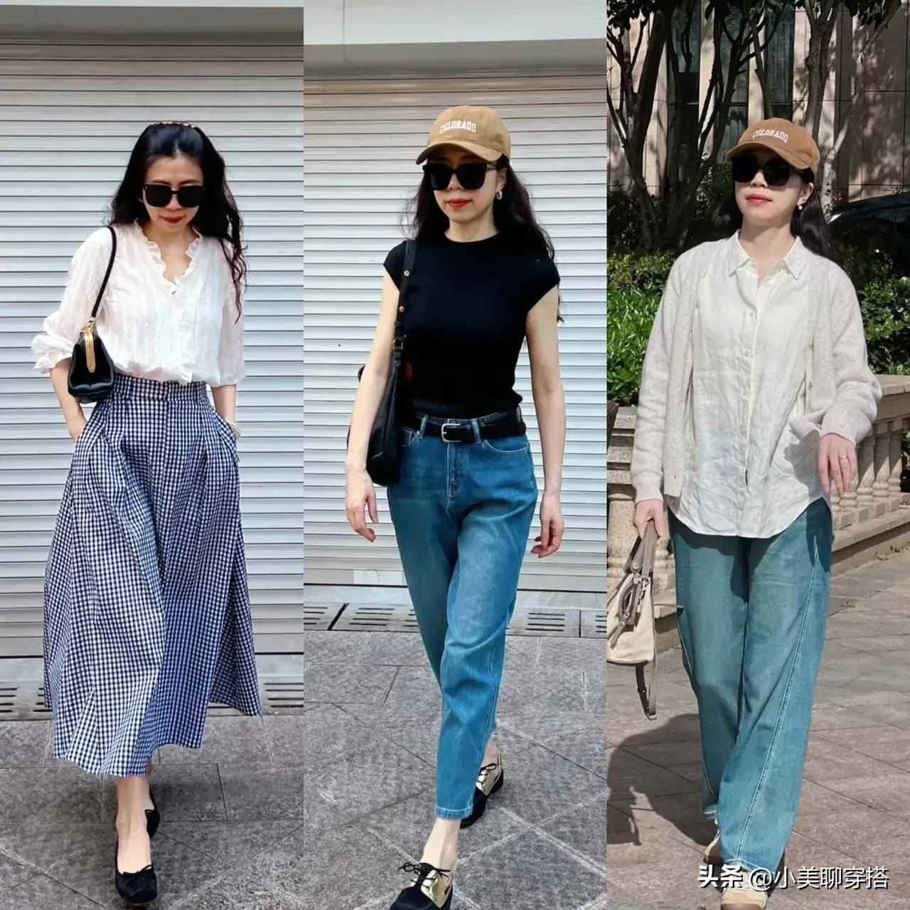 大妈装”夏天跟着她学起来时髦又减龄瓦力棋牌等你到了50岁也要告别“(图6)