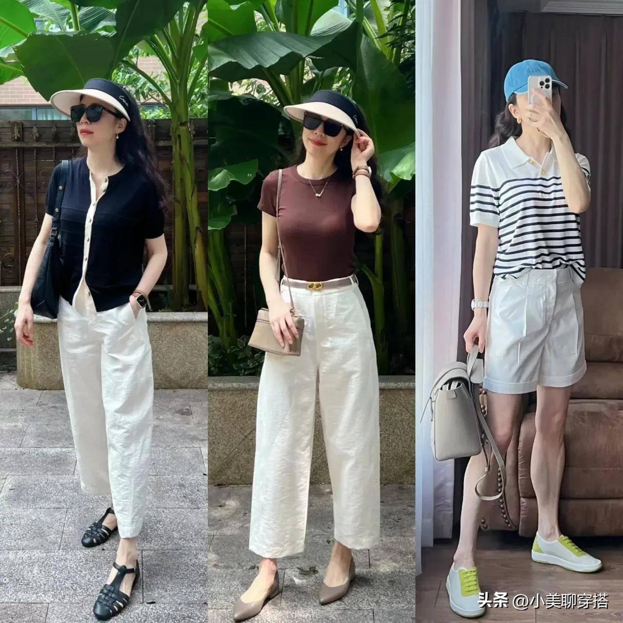 大妈装”夏天跟着她学起来时髦又减龄瓦力棋牌等你到了50岁也要告别“(图9)